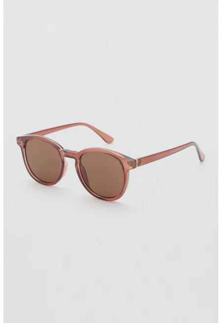 Овални слънчеви очила - Ягодово червено