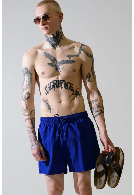 Плувни шорти с връзка - Кралско Синьо