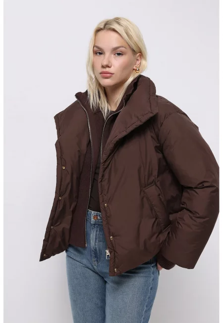 Подплатено зимно яке с джобове