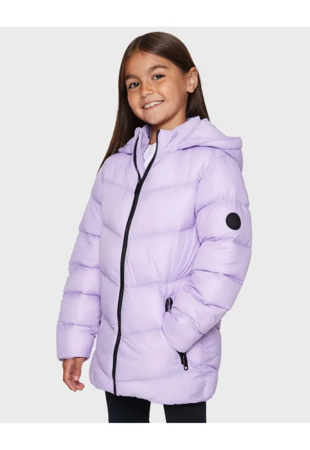 Подплатено зимно яке с качулка