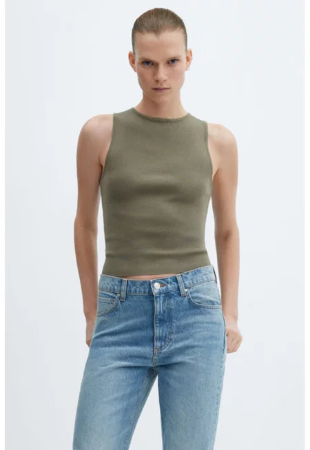 Рипсен топ Hernan с изрязан гръб