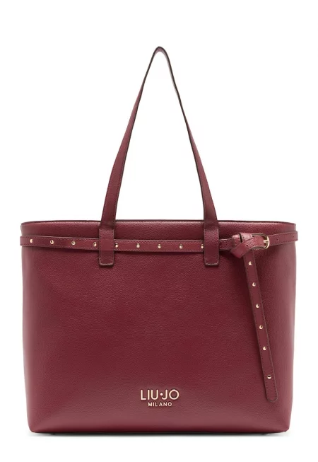 Шопинг чанта с метални нитове