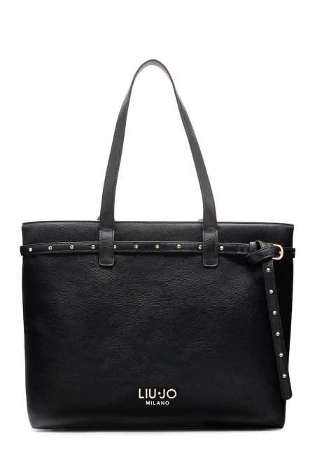 Шопинг чанта с метални нитове