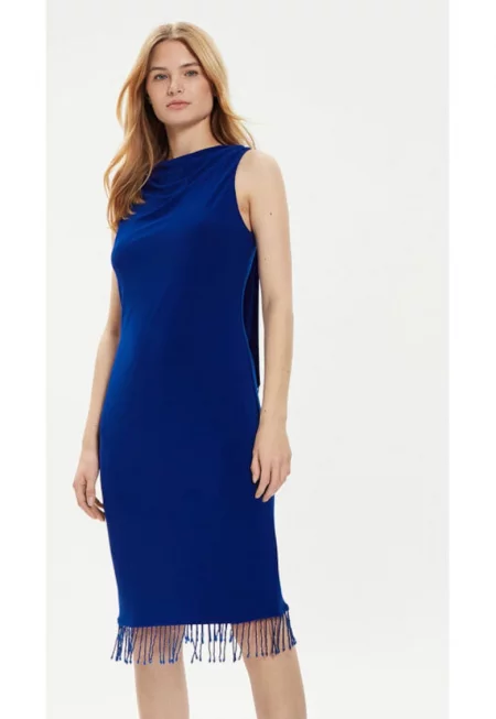 Синя дамска рокля