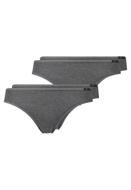 Слипове с памук - 4 чифта - Сив