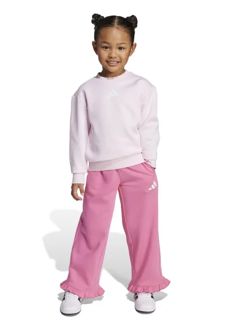 Спортен екип с памук с набран подгъв