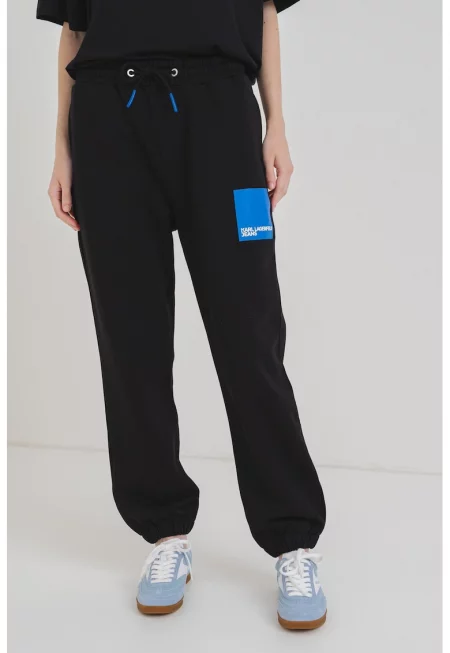 Спортен панталон от органичен памук - Черен