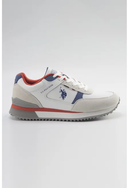 Спортни обувки от кожа с велур