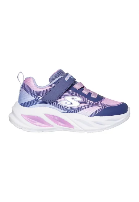 Спортни обувки S-Lights Cosmic Glow с LED светлини - Тъмносин/Пастелнорозов/Бял