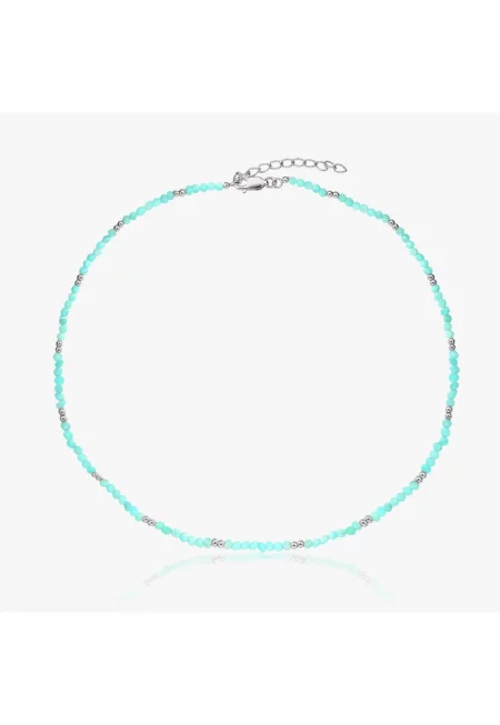 Сребърно колие SummerScape - Амазонит