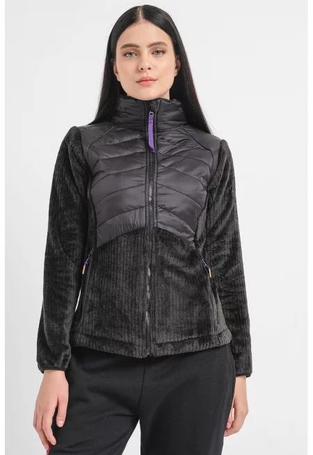 Суитшърт Talissi с цип - Черен