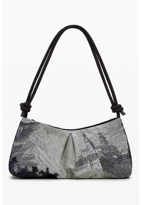 Текстилна чанта за рамо с принт