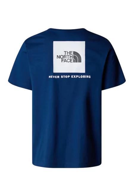 Тениска с овално деколте и лого на гърба