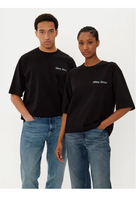 Унисекс тениска -  305038609 - Органичен памук - Черен - Черен