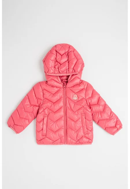 Ватирано зимно яке с качулка