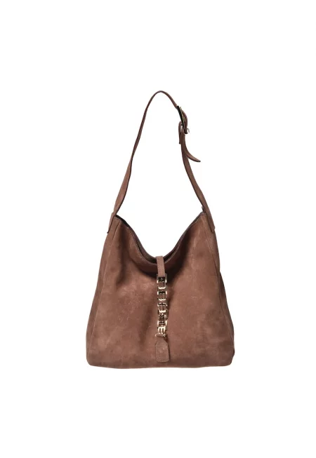 Велурена чанта за рамо