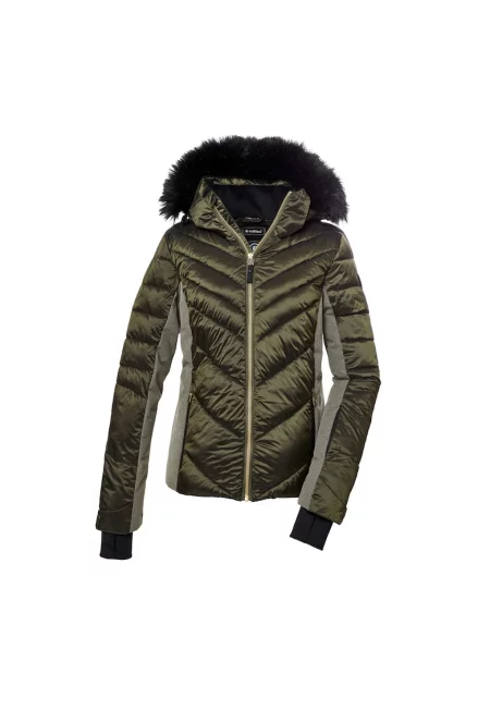Яке KSW 104 Wmn Ski Jckt - Маслинено зелено