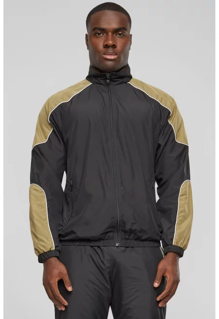 Яке с цип и цветен блок