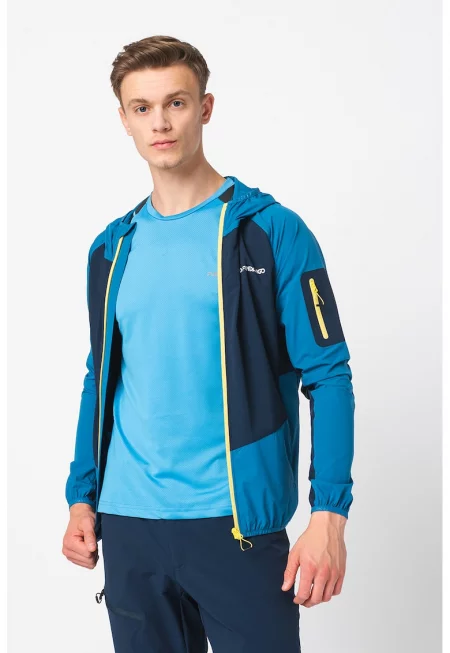 Яке Scud за хайкинг и трекинг с качулка - Петролно синьо/Сребрист/Тъмносин