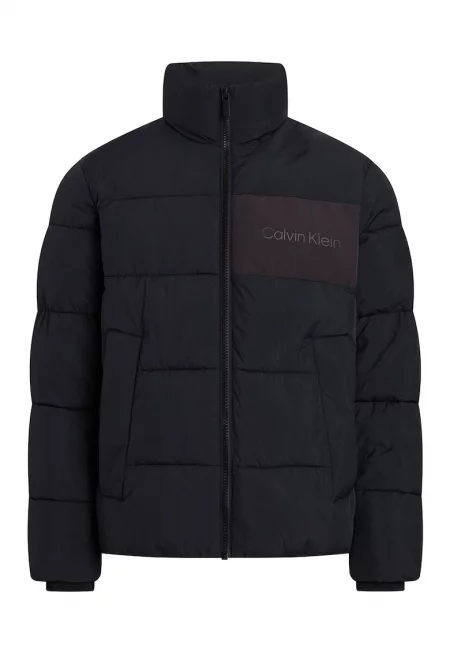 Зимно капитонирано яке с висока яка