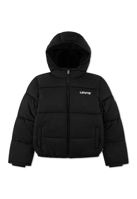 Зимно яке с лого - Черен