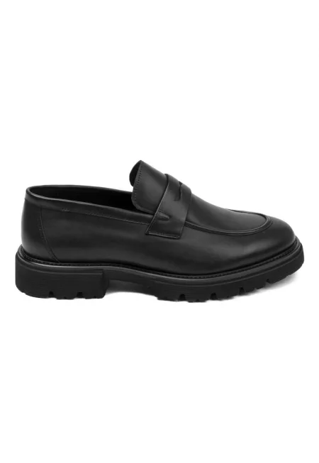Bari Leather Loafers - Черен