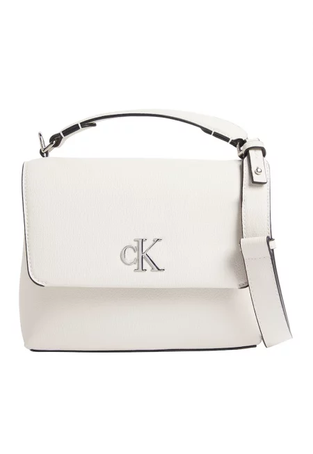 Чанта за рамо от еко кожа с монограм