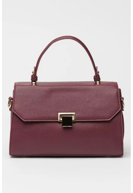 Чанта за рамо от еко кожа с отделяща се презрамка