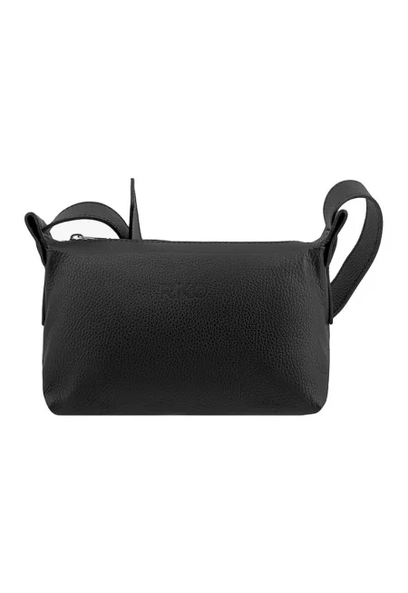 Чанта за рамо от кожа - Черен