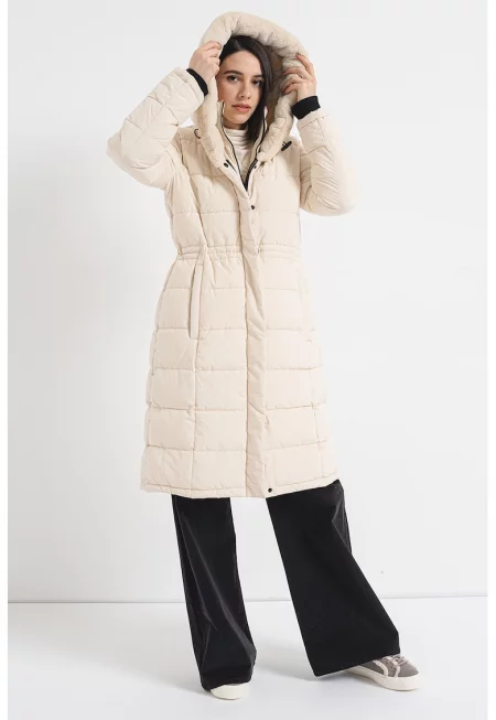 Дълго подплатено зимно яке