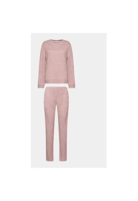 Дамска пижама -  302994144 - Вискоза/Полиестер - Розов