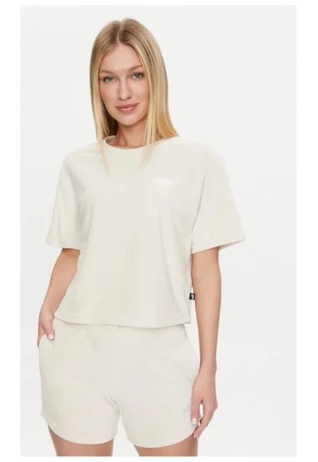 Дамска тениска -  325114 - Екрю - Памук -
