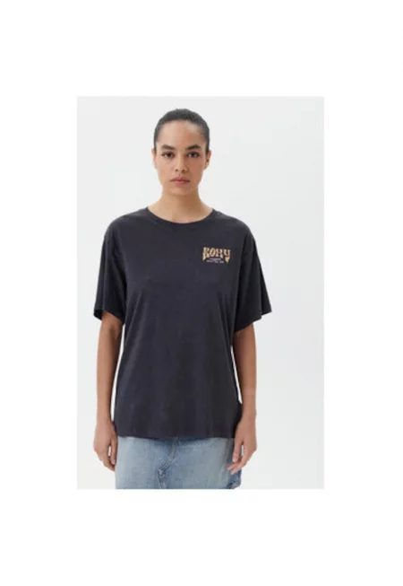 Дамска тениска  модел ERJZT05905-KTA0 - материал памук - цвят сив - Сив