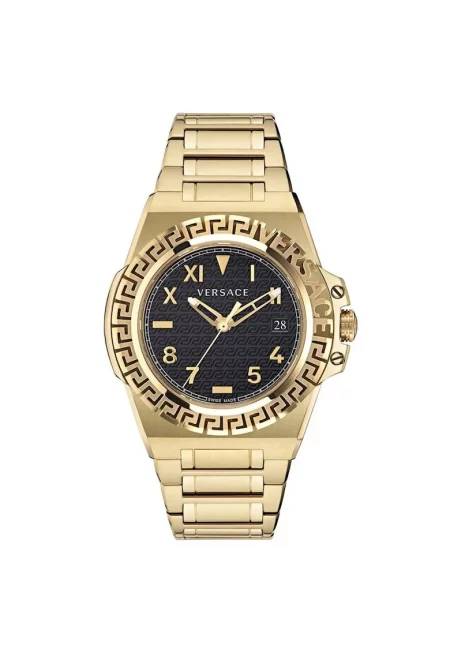 Дамски часовник  Greca Reaction - златна метална гривна - 44 мм - водоустойчивост 5 ATM