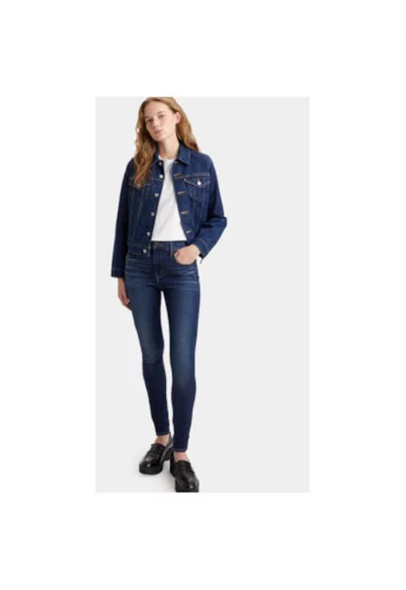 Дамски дънки -  303866303 - Памук/Лиосел - Син