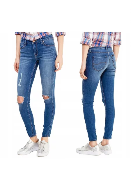 Дамски дънки -  Jodee - 24845-46 - Памучни - Дълги - Petite - Дънкови - W28-L33 US - Сини