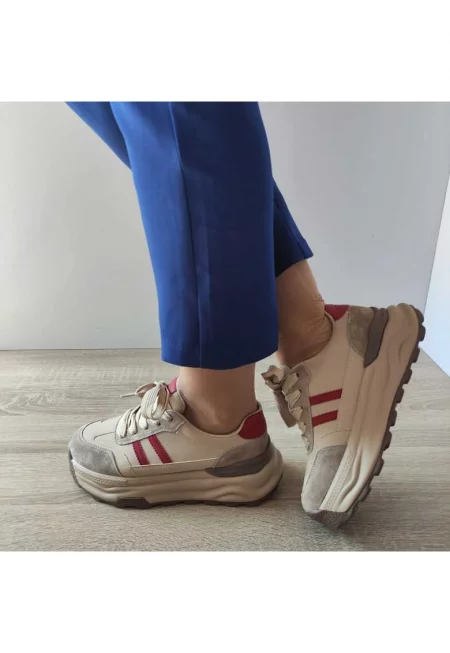 Дамски обувки  Y6306 Apricot - Beige