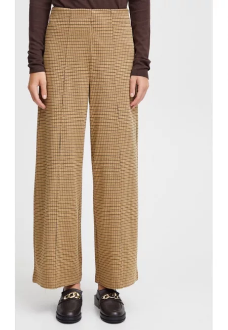 Дамски панталон -  75571 - Полиестер - Кафяв