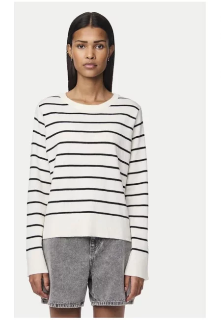 Дамски пуловер -  436499 - Бял - Акрил