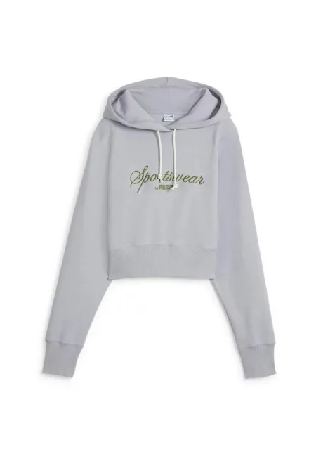 Дамски суичър  Classics Relaxed Cropped 28945 - Сив