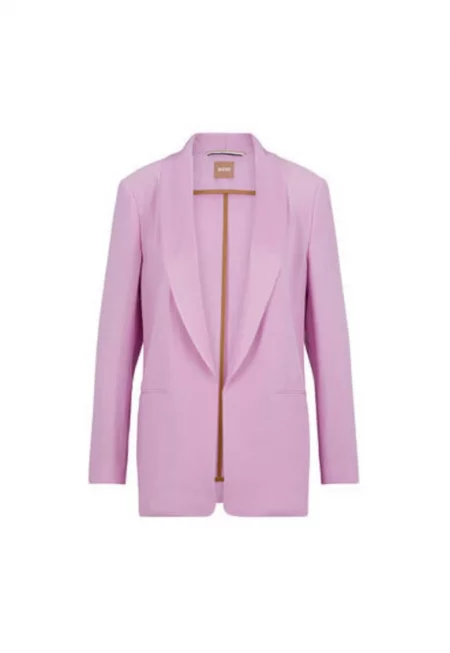 Дамско яке -  301538073 - Ацетат/Вискоза - Розово - Розово