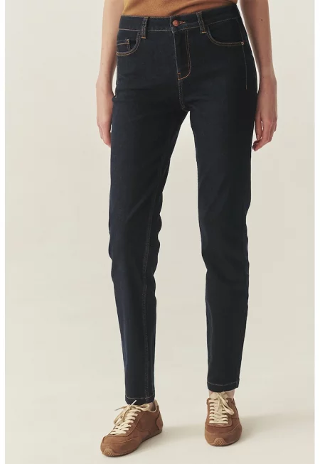 Едноцветни дънки - Антрацитно сиво