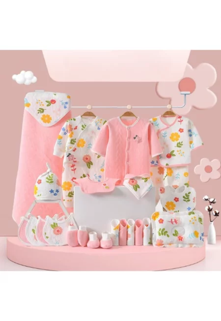 Комплект от 24 летни части с цветя за новородени