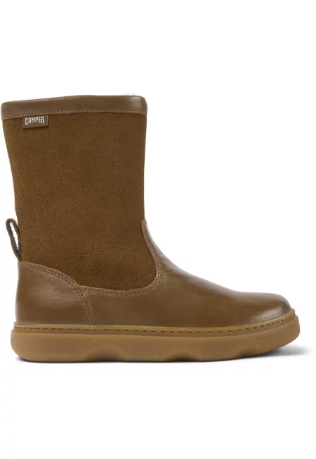 Кожени ботуши Kiddo 1739 - Кафяв