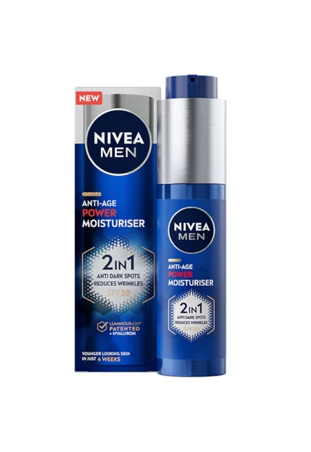 Крем за лице  Anti-Age Power 2in1 с хиалуронова киселина и Luminous630 - 50 мл