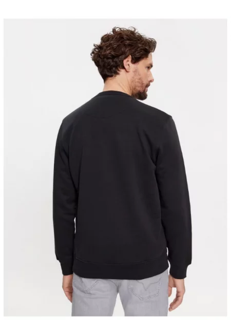 Мъжка блуза  303578817 Памук - Черен