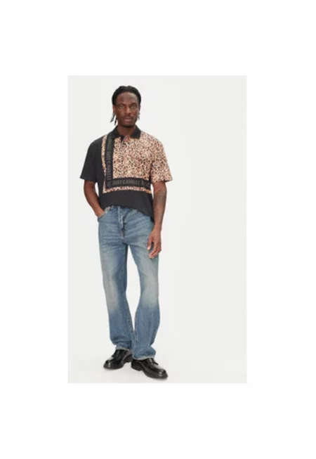 Мъжка тениска  78OAGE15 CJ1168 - Черен