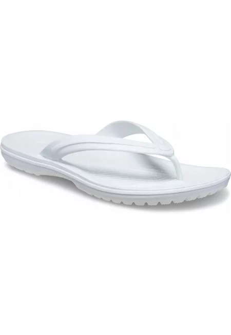Мъжки чехли flip-flop Croslite - Crocband 11033 Flip - Бели - Бял