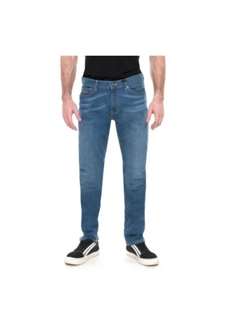Мъжки дънки Regular fit -  W01233 - Син