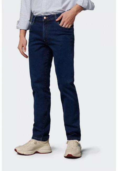 Мъжки панталони М - 5 by Meyer Regular 6256/17 син